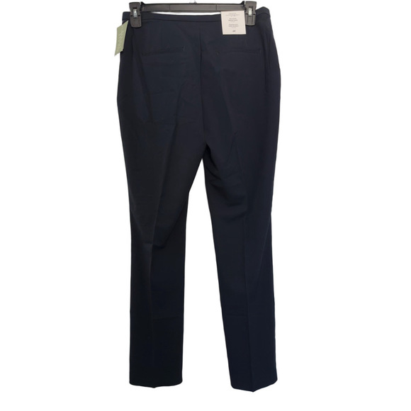 Women's H&M Navy Slim Slacks Trousers US 10 - Picture 8 of 8